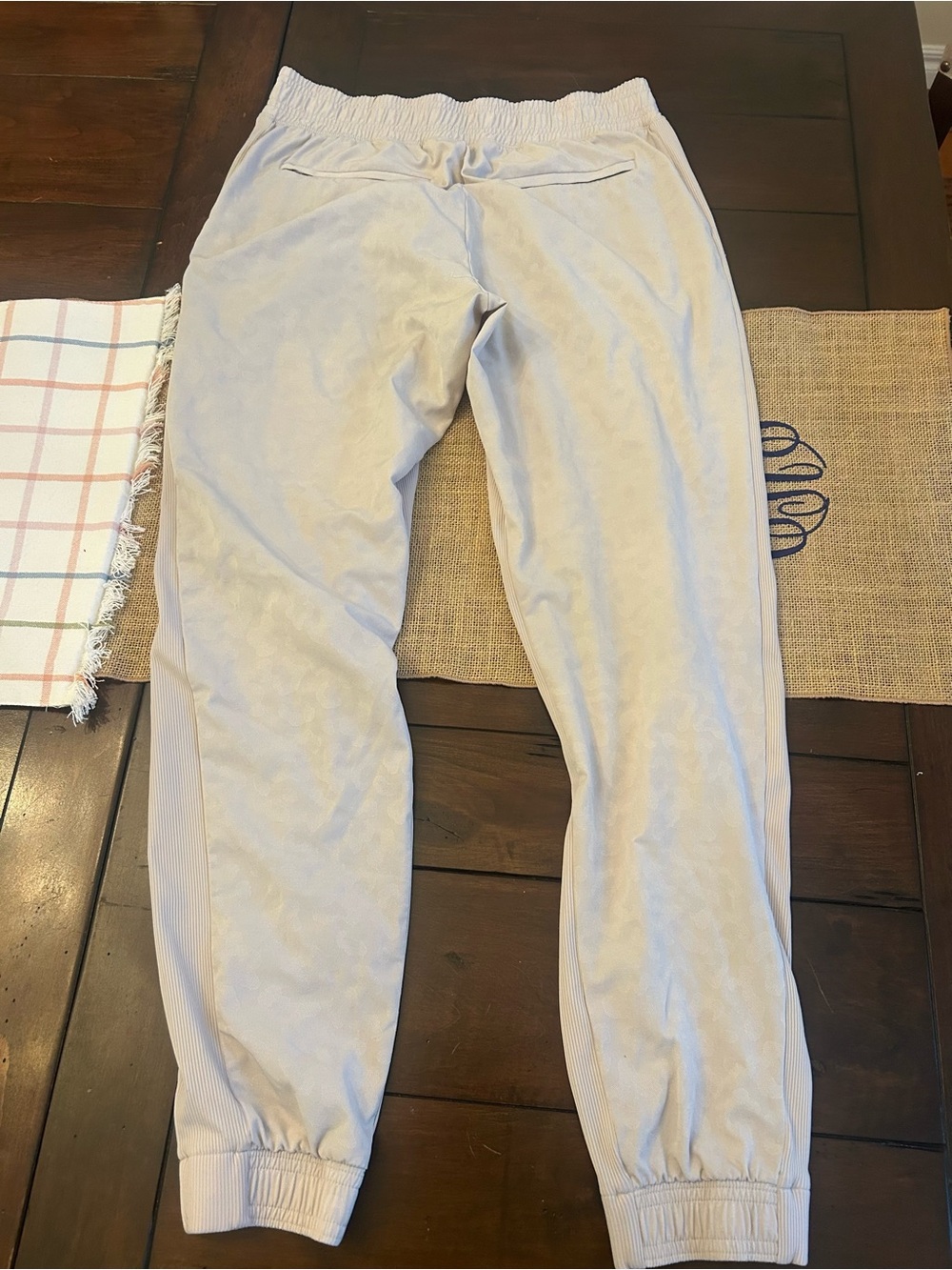 Athleta Light Beige Brooklyn Jogger Sweatpants